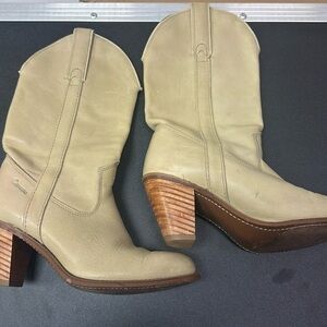 Capezio Tan Heeled Boots